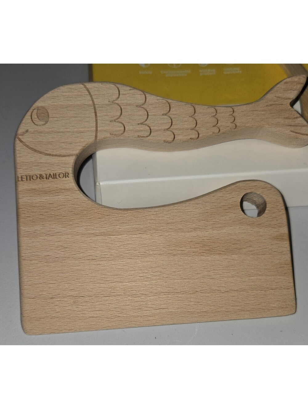 LETTO & TAILOR Montessori Wooden Kids Knife Set Safe For Kids 2 Years Old Learn - Picture 2 of 8